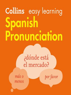cover image of Spanish Pronunciation